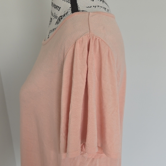 Nine West Light Pink Short Sleeve Top - Picture 4 of 4